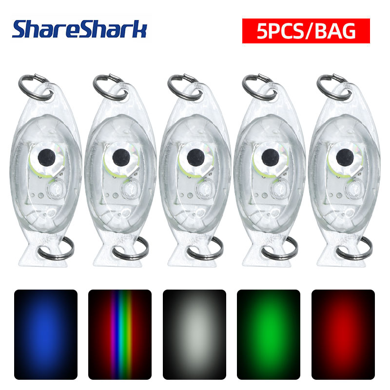 ShareShark 5個入り 深海釣りライト 防水 発光誘 - Fishing Boat Navigation Light のレビューと価格