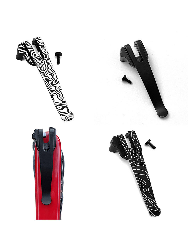 1 セットステンレス鋼ナイフディープキャリーポケットクリップ - Penn Reel Battle のレビューと価格