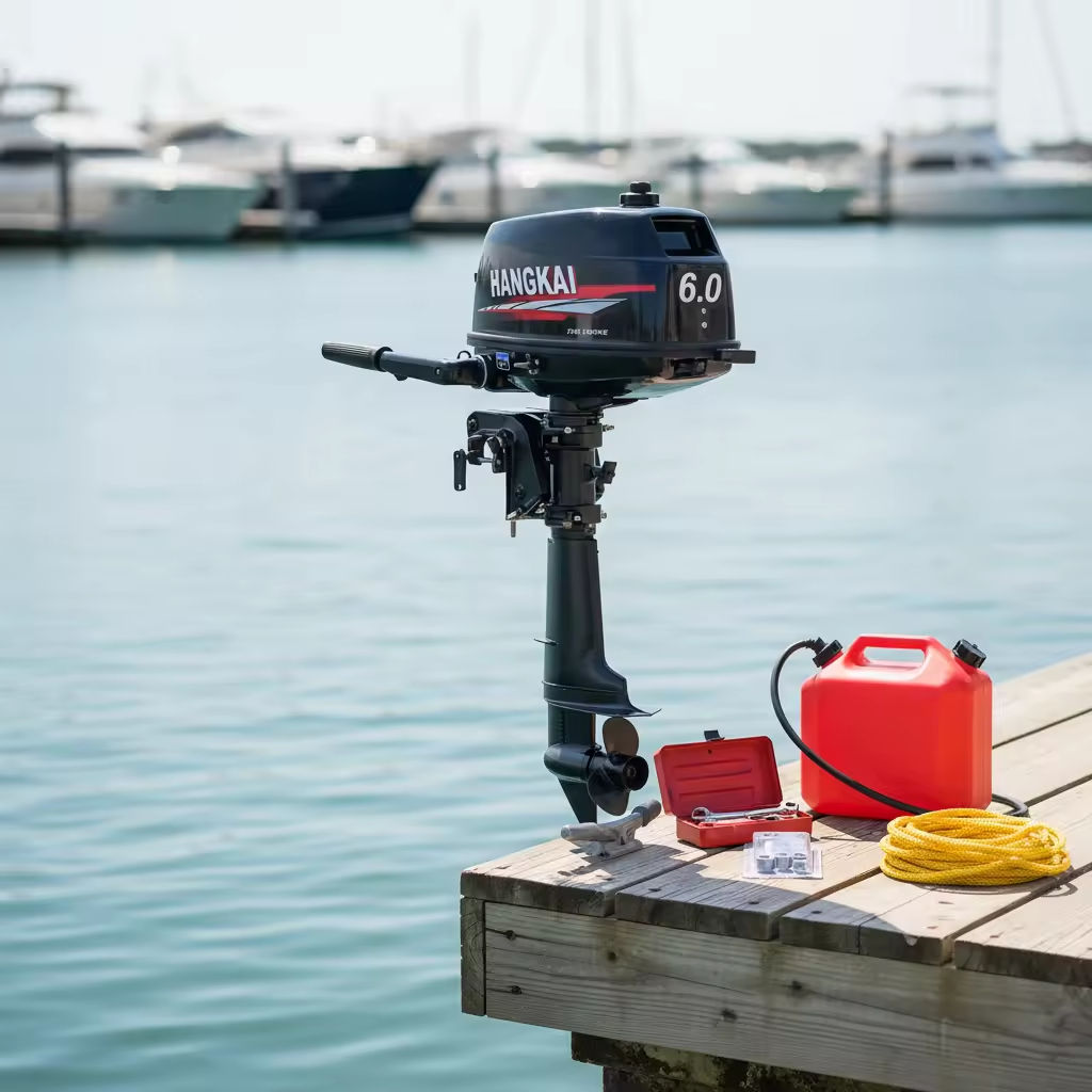 卸売 HANGKAI 6馬力 2ストローク 102CC 船外 - Fishing Boat Outboard Motor のレビューと価格